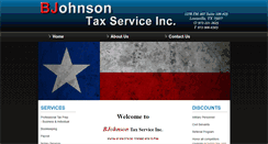 Desktop Screenshot of bjohnsontaxservice.com